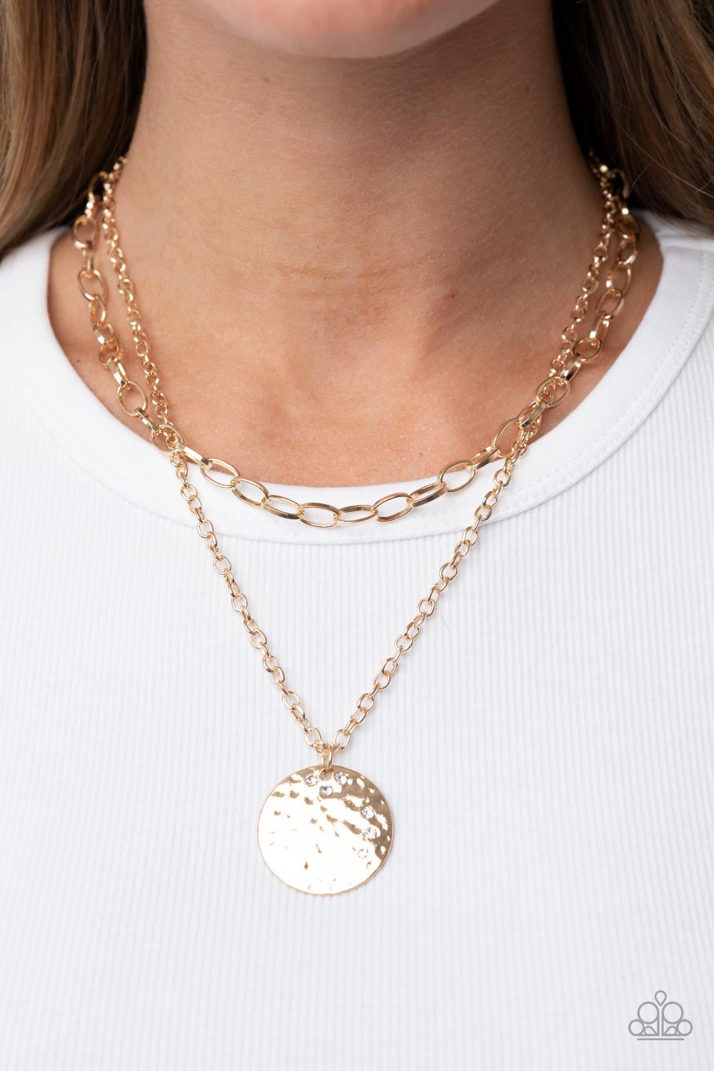 Paparazzi Highlight of My Life - Gold Necklace -Paparazzi jewelry images