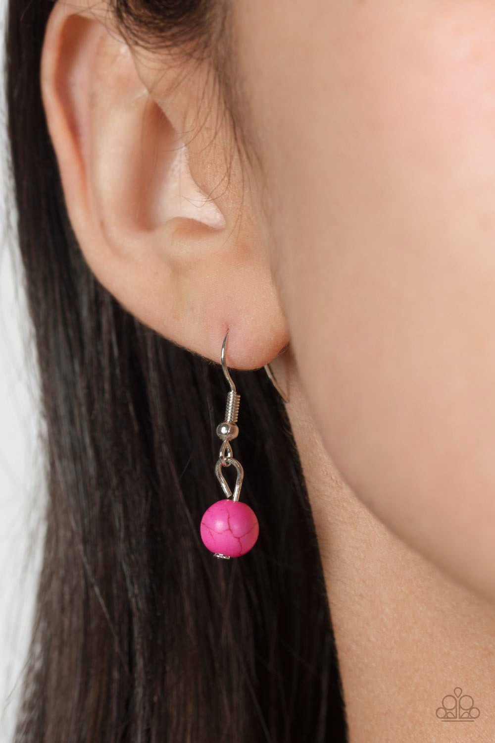 Paparazzi Authentic Admirer - Pink Necklace -Paparazzi Jewelry Images