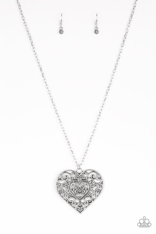 Paparazzi Classic Casanova - Silver Necklace - Pusher P