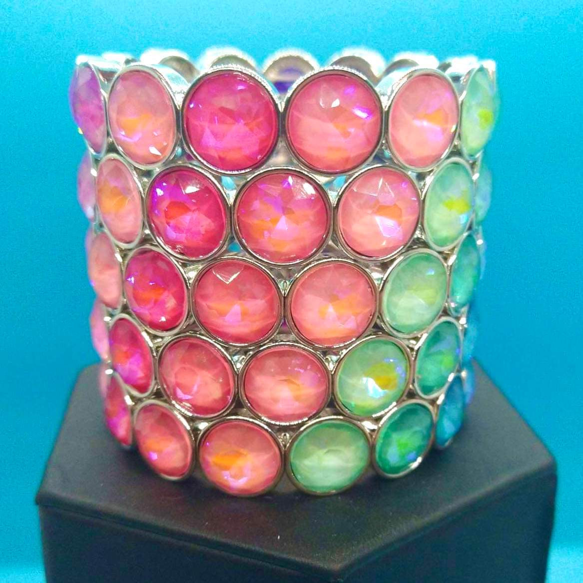 Radiant on Repeat - Multi Bracelet - Pink Diamond Life of the Party Exclusive