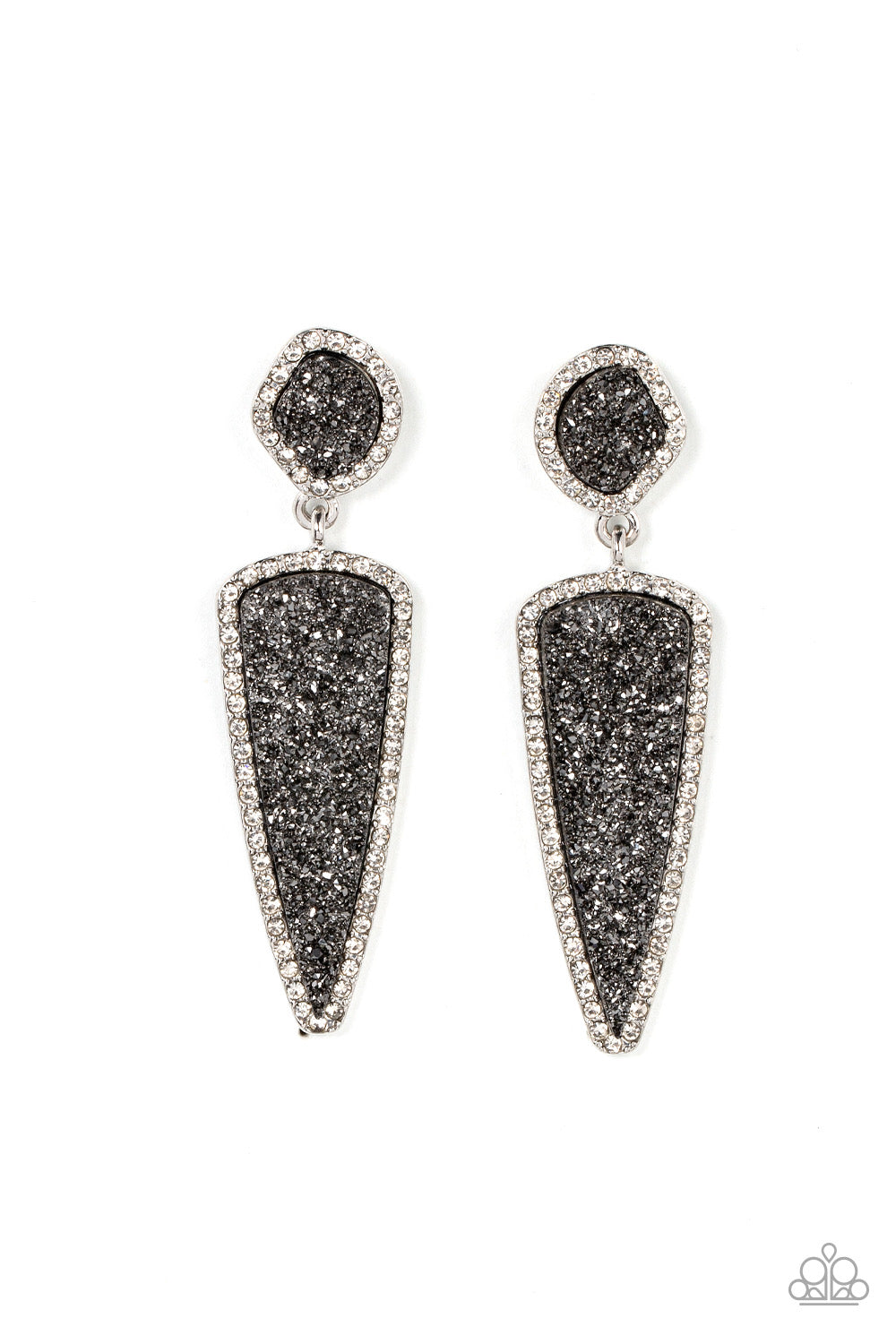 Druzy Desire - Silver Earrings