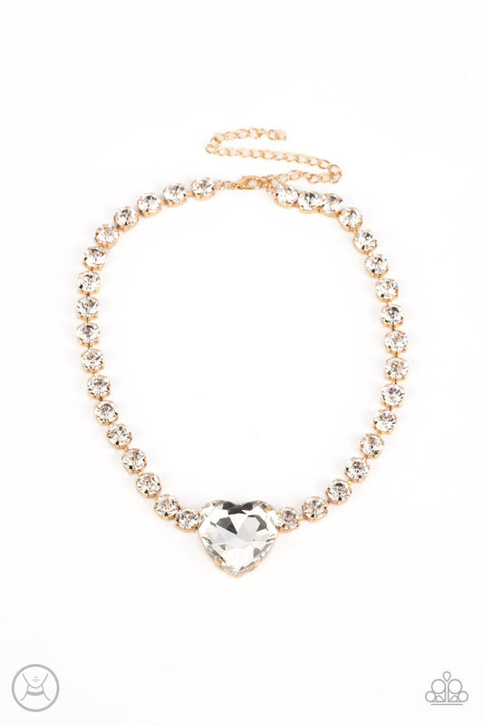 Heart in My Throat - Gold Necklace