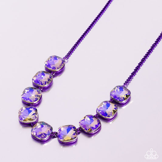 Combustible Command - Purple Necklace Set