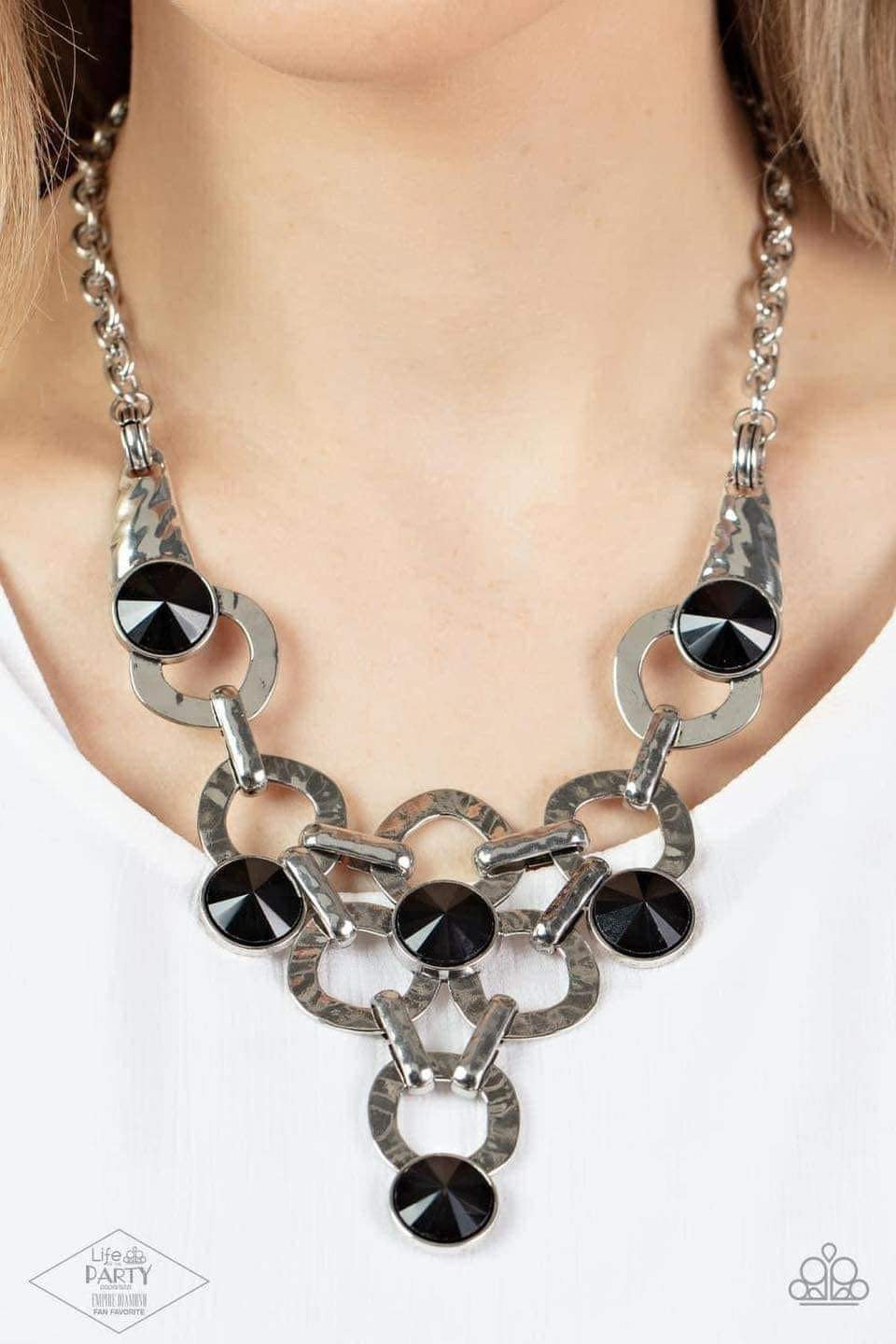 Paparazzi The Karla 2016 Zi Collection Silver Necklace - Pusher P