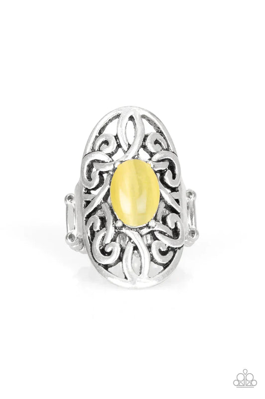 Gleam Big Yellow Ring