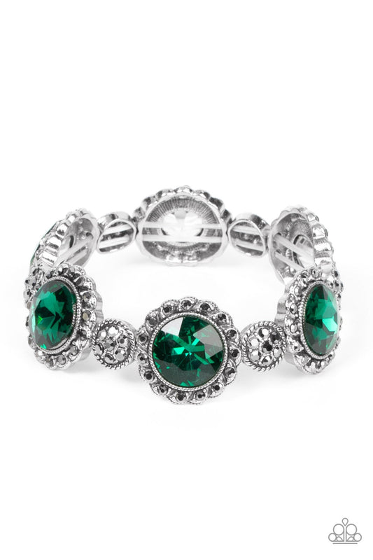 Paparazzi Palace Property - Green Bracelet-Paparazzi Jewelry Images
