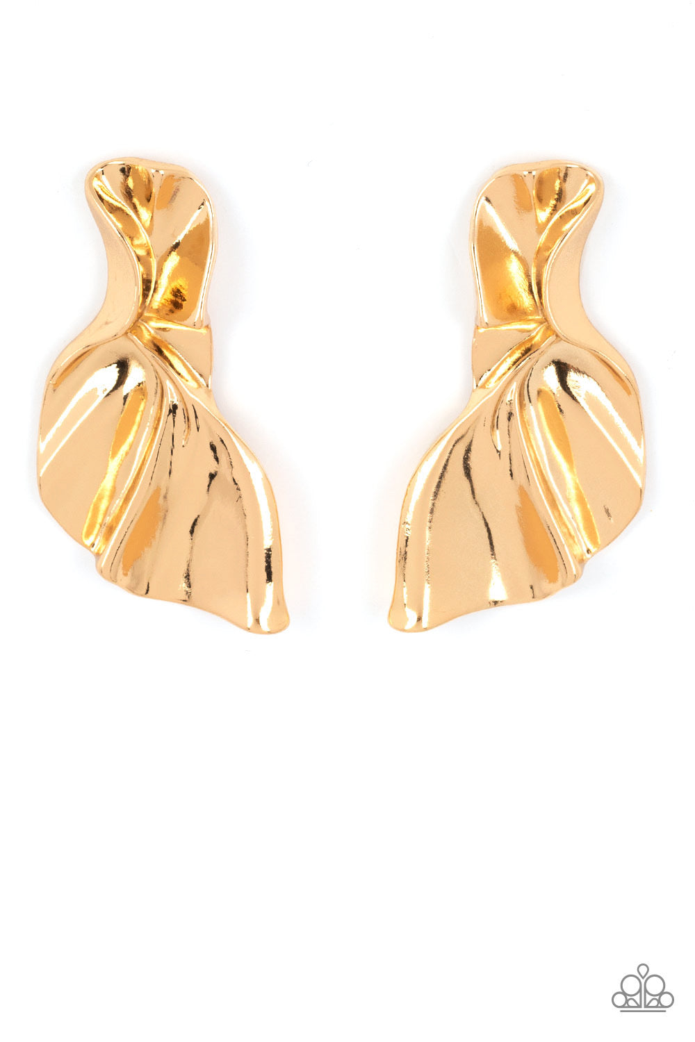 METAL-Physical Mood - Gold Earrings
