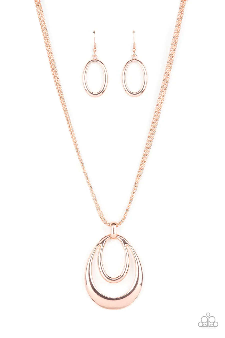 Suburban Storm- Copper Necklace | Paparazzi Accessories
