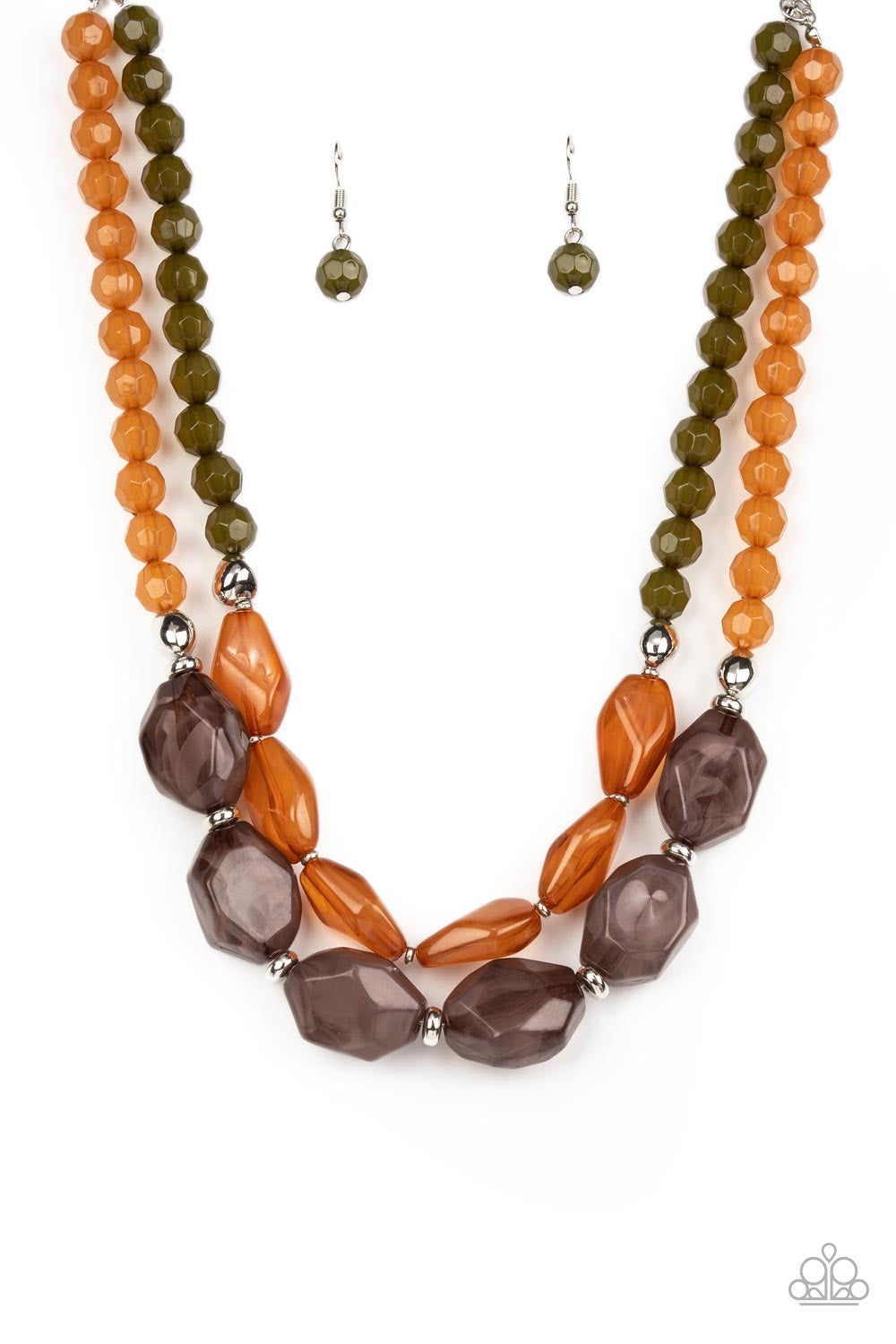 Tropical Trove - Multi Brown Necklace