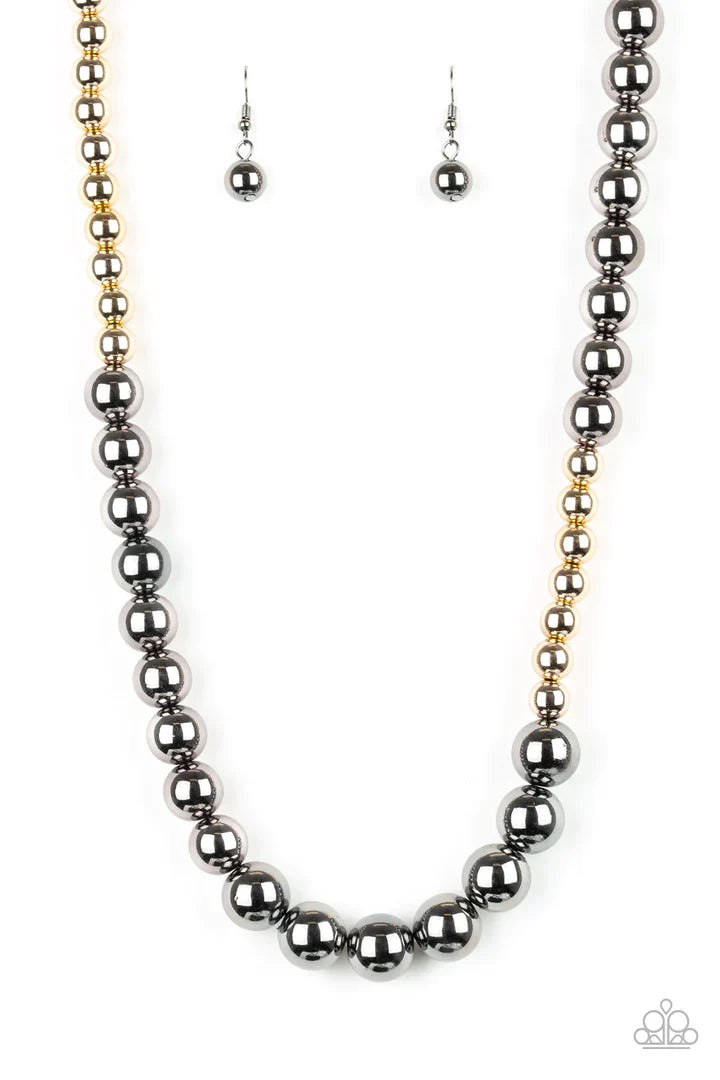 Paparazzi Power To The People - Black Necklace Paparazzi Jewelry Images
