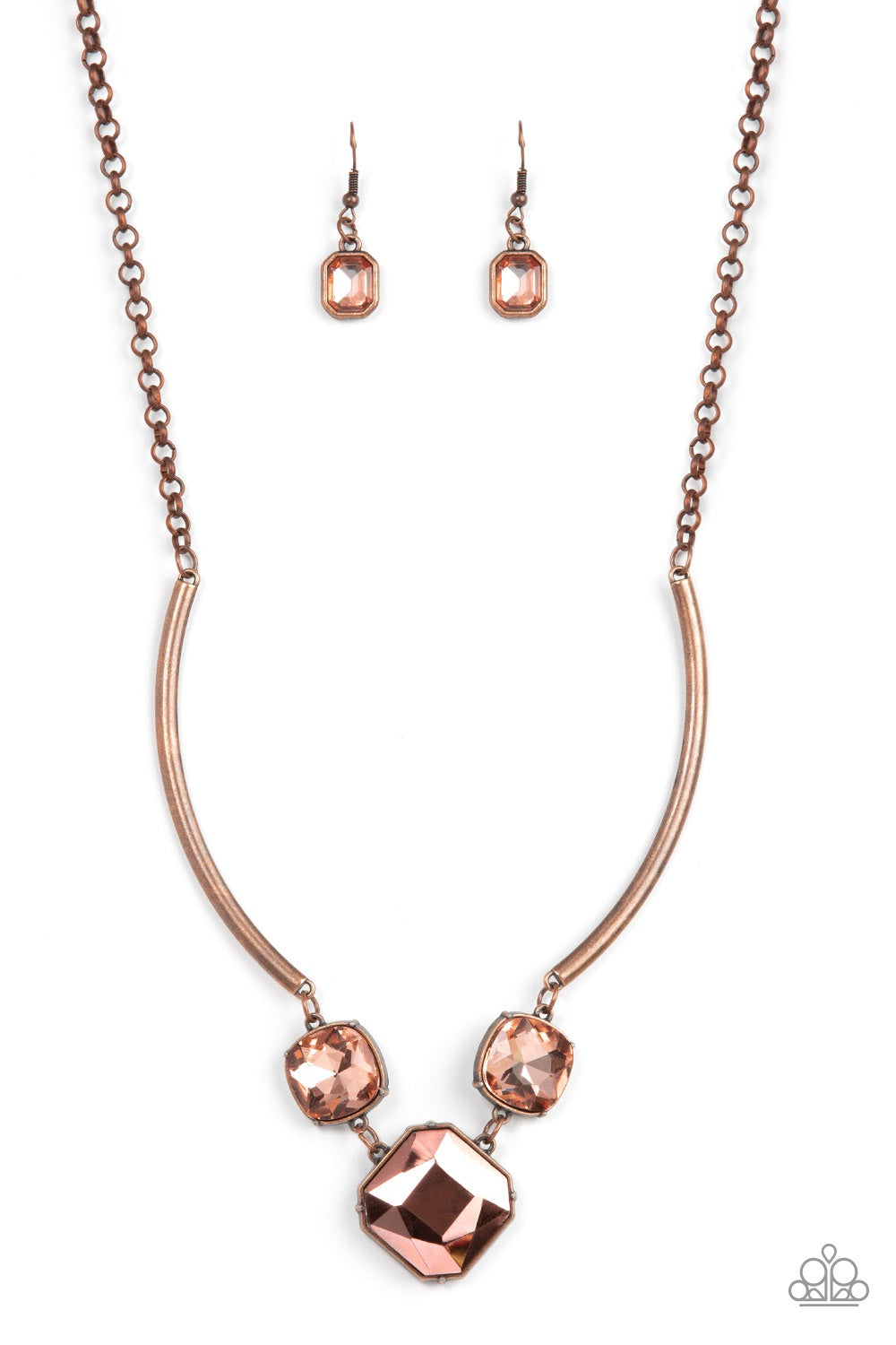 Paparazzi Divine IRIDESCENCE - Copper Necklace - Pusher P