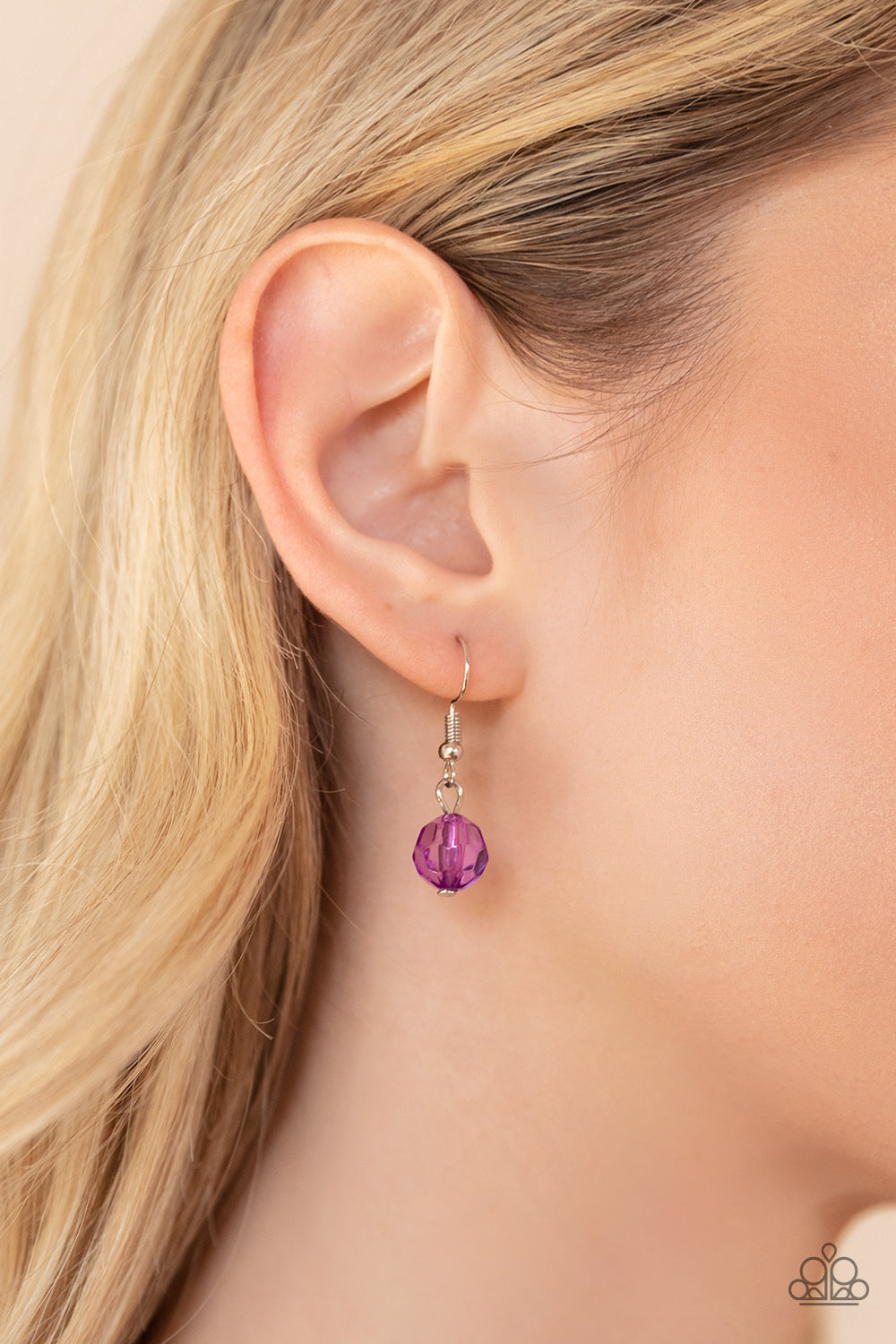 2 Piece Set: Tropical Hideaway Purple Necklace & High Tide Hammock Purple Bracelet