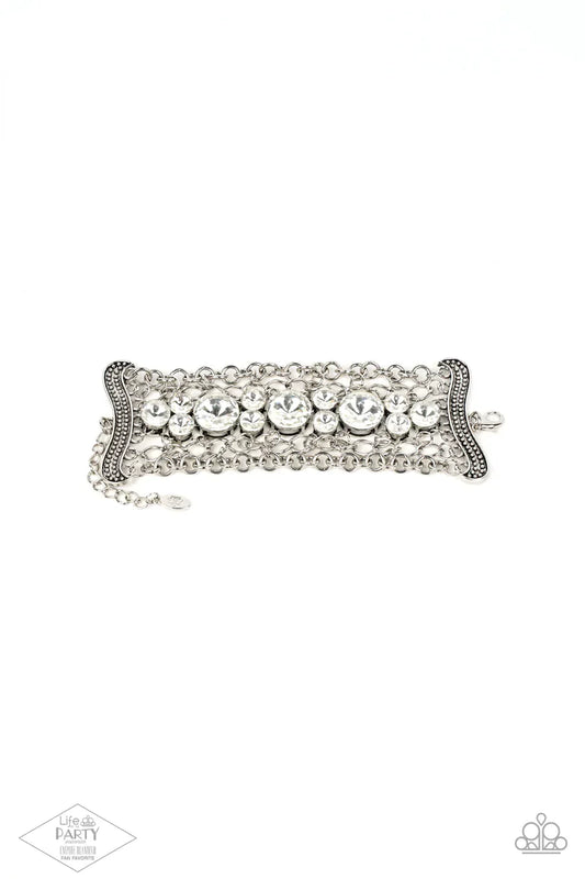 Paparazzi Empire Diamond Exclusive -2013 Zi Collection Bracelet - Pusher P