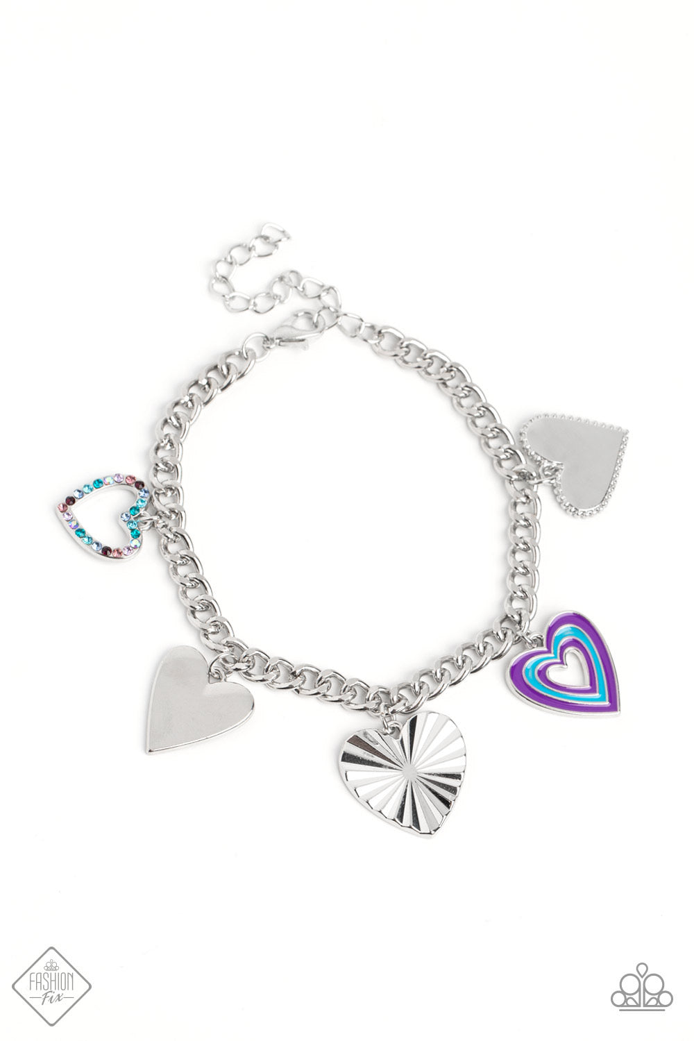 2pc set: Retro Rhapsody - Multi Necklace-Funky Forte - Multi Bracelet - December Fashion Fix