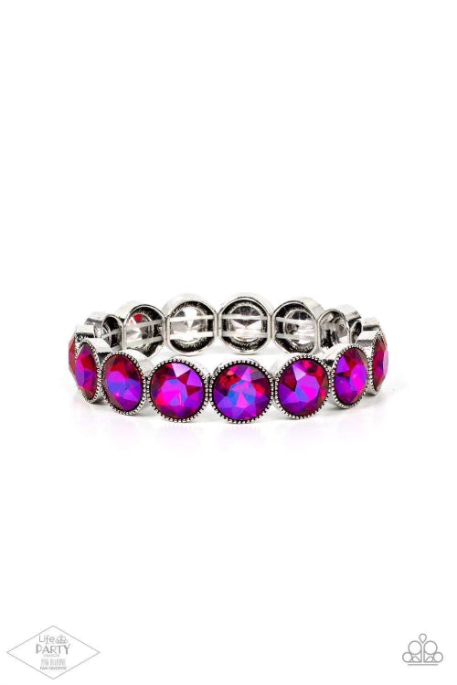 Number One Knockout - Pink Multi Bracelet - Pink Diamond Life of the Party Exclusive