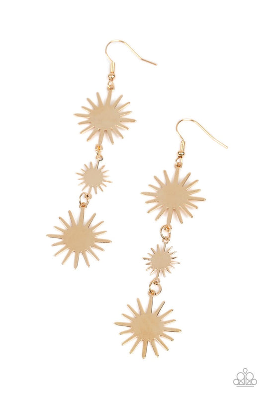 Paparazzi Solar Soul - Gold Earrings - Paparazzi Jewelry Images