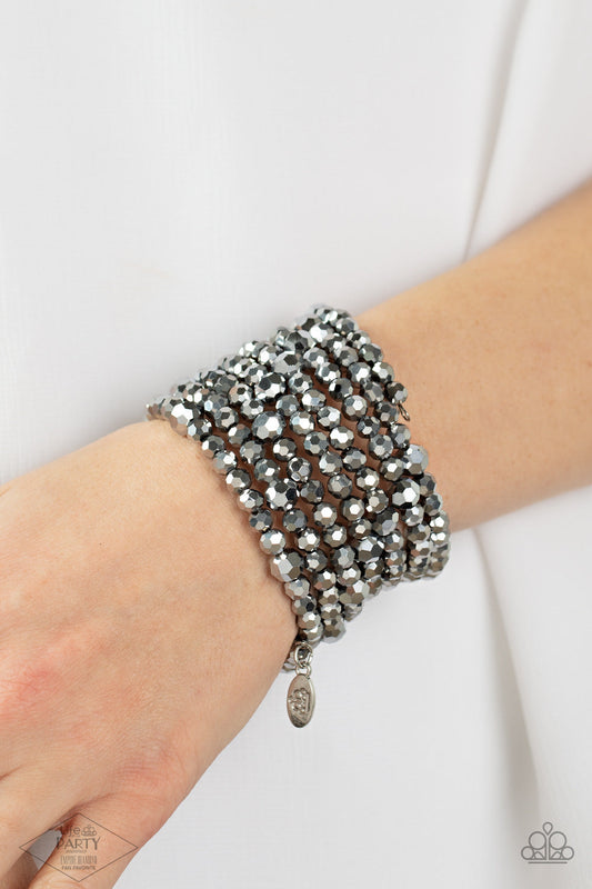Paparazzi Empire Diamond Exclusive - Record-Breaking Beam- 2018 Zi Collection Bracelet - Pusher P