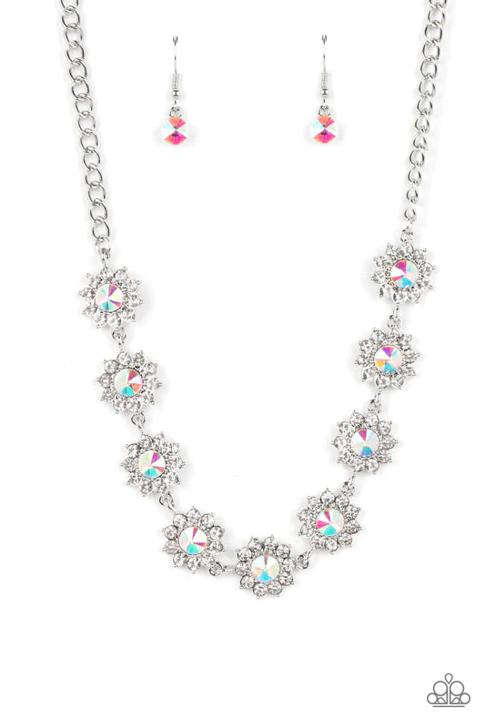 The Blooming Brilliance - Multi Iridescent Necklace - January 2023 Life Of The Party