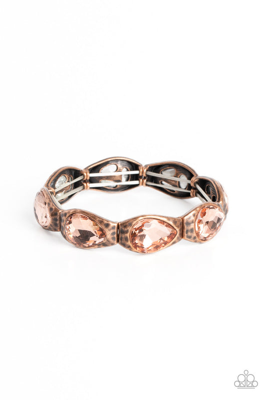 Paparazzi Formal Fanfare - Copper Bracelet -Paparazzi Jewelry Images