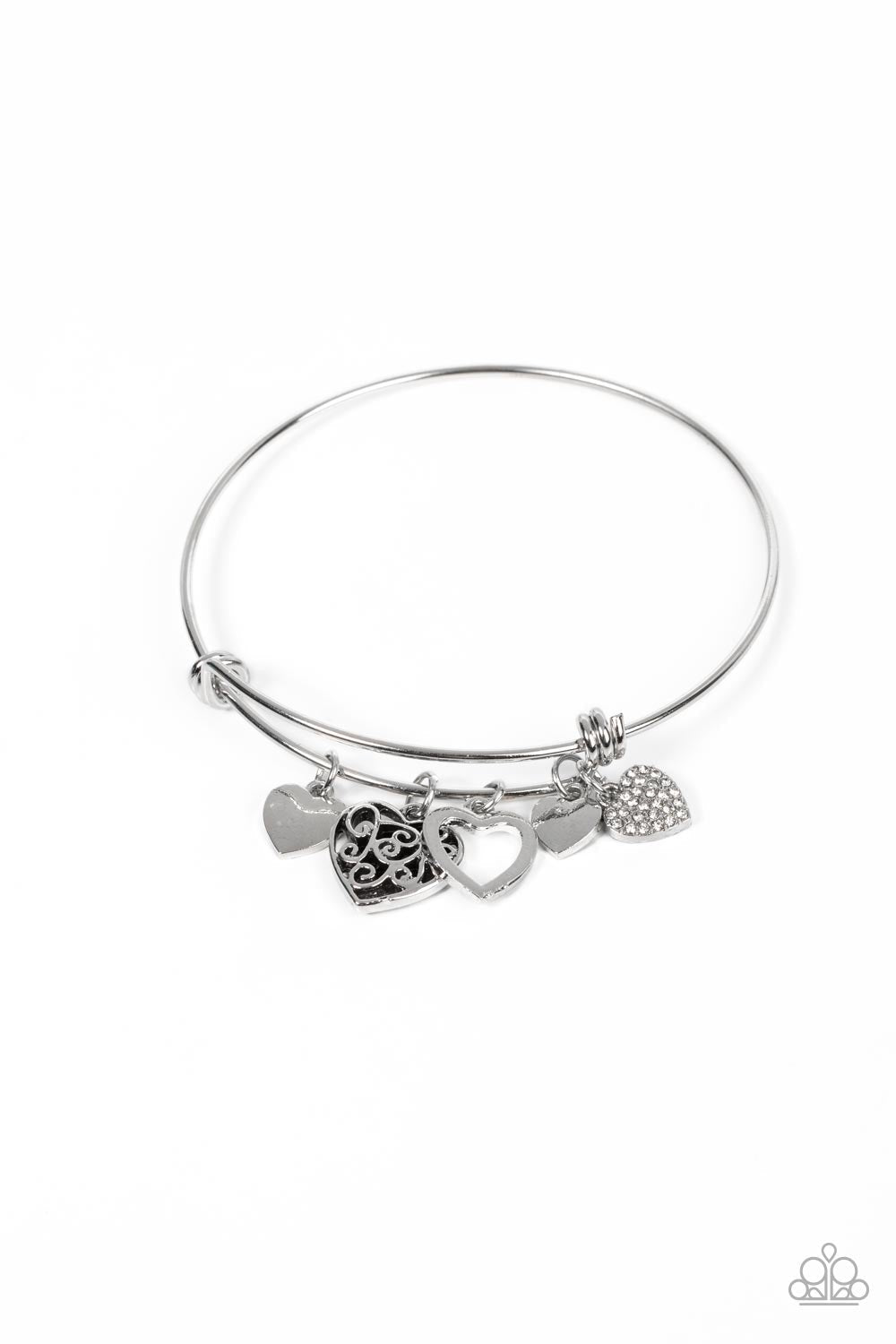 Paparazzi Im Yours - White Bracelet
