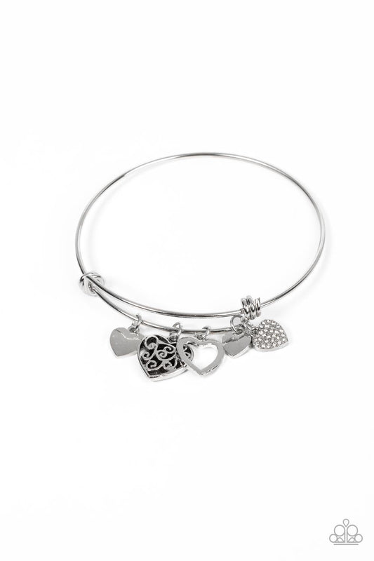 Paparazzi Im Yours - White Bracelet
