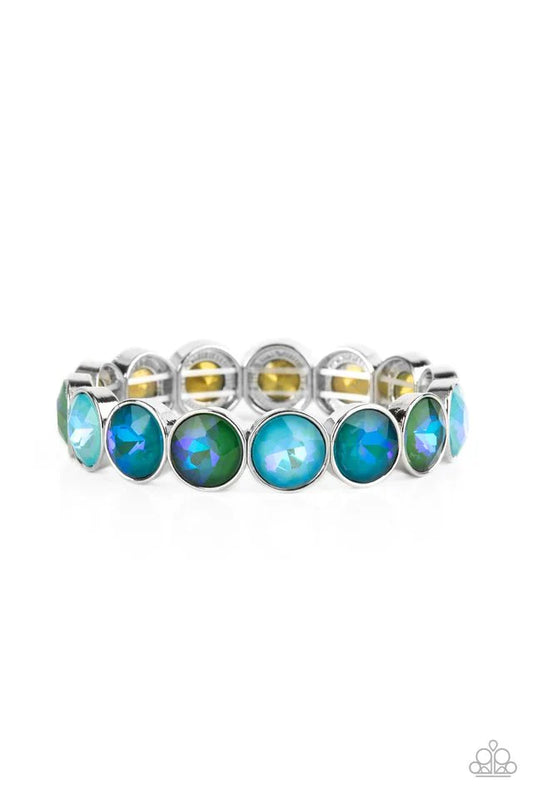 Radiant on Repeat - Green Bracelets - Paparazzi Jewelry images