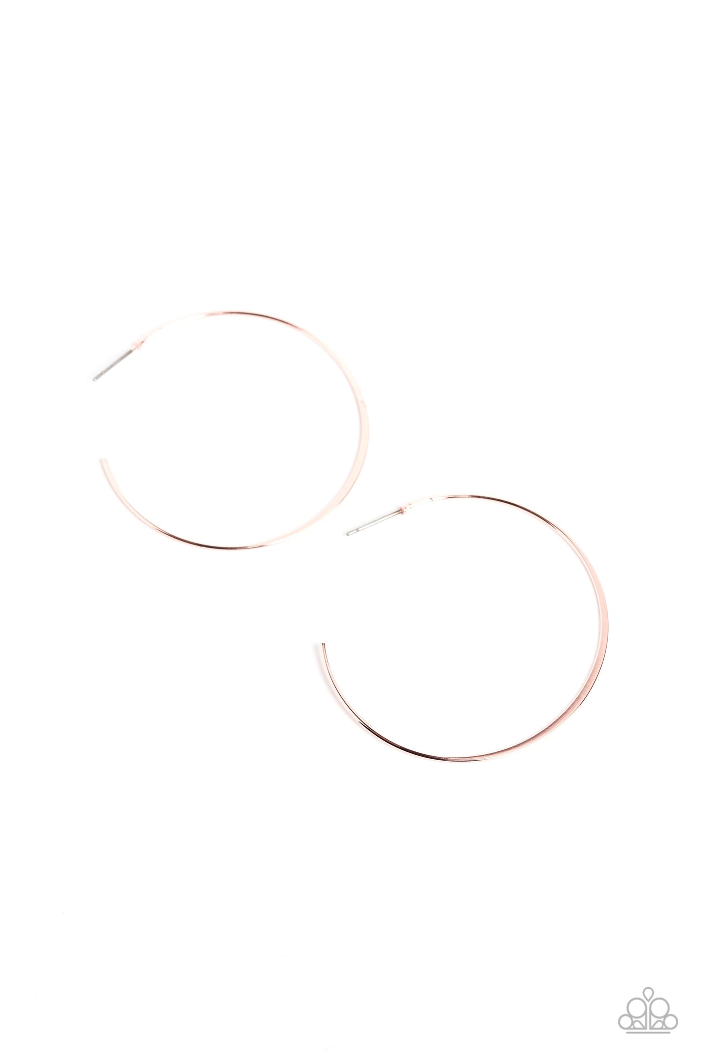 Paparazzi Seize the Sheen - Rose Gold Earrings