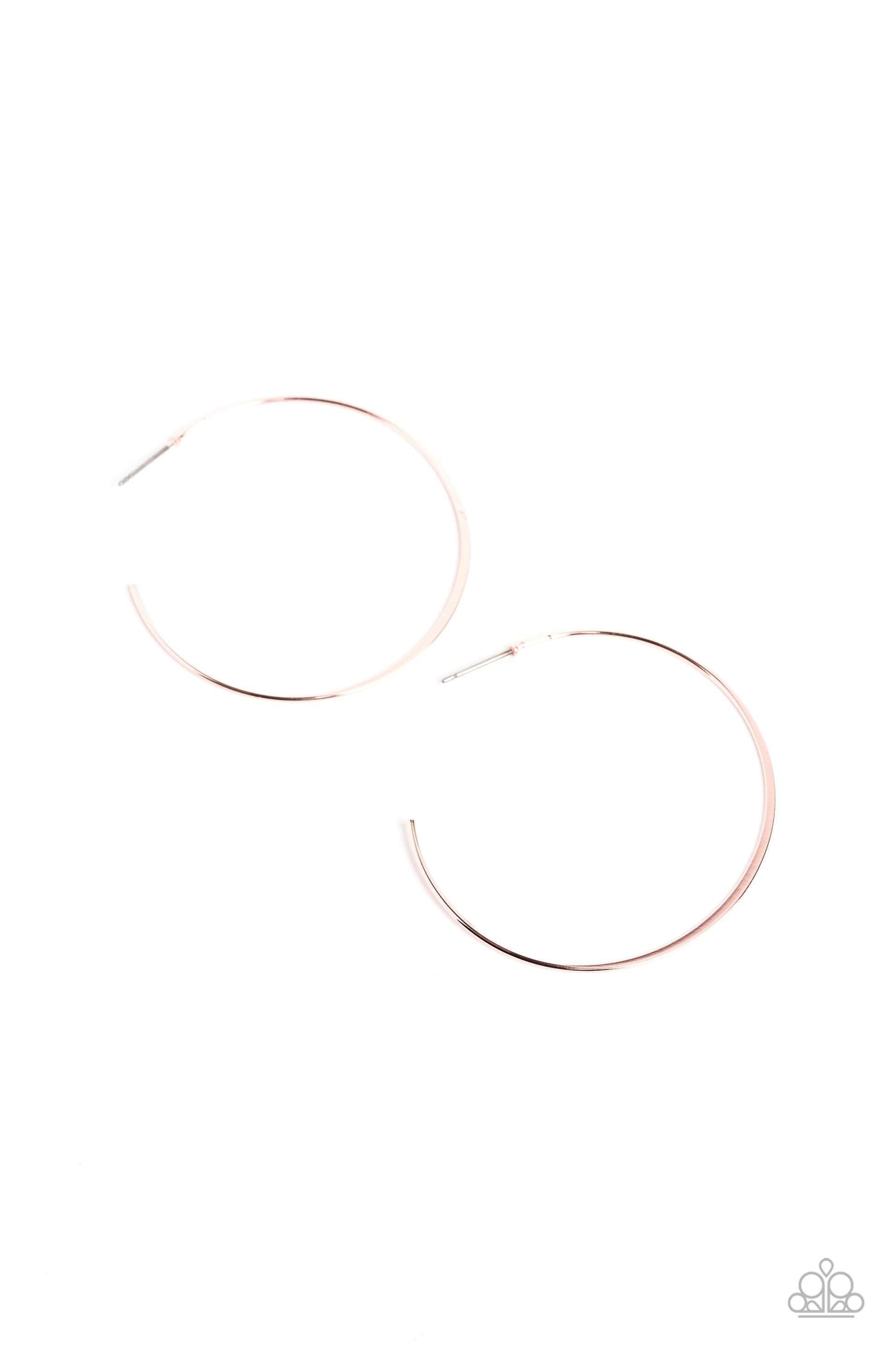 Paparazzi Seize the Sheen - Rose Gold Earrings