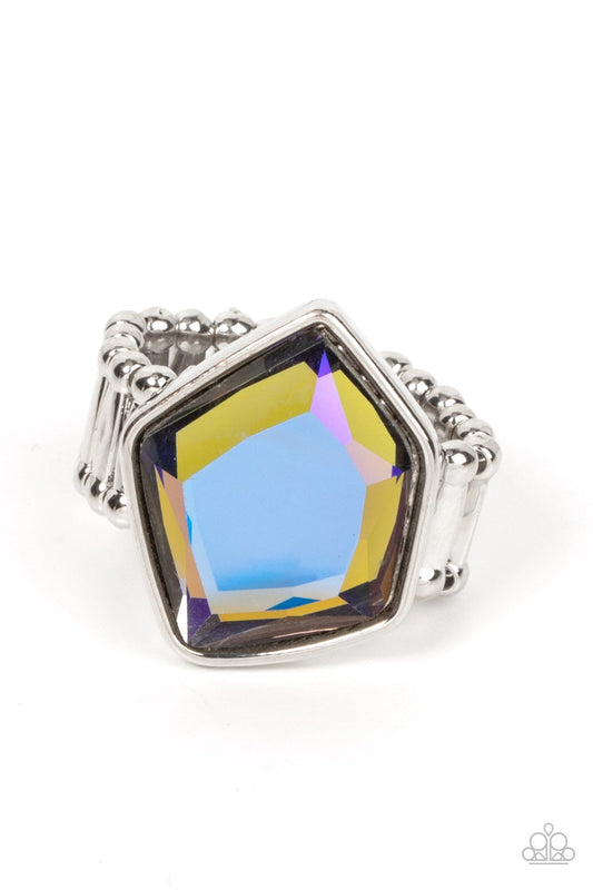 Paparazzi Abstract Escapade - Multi Ring - Pusher P