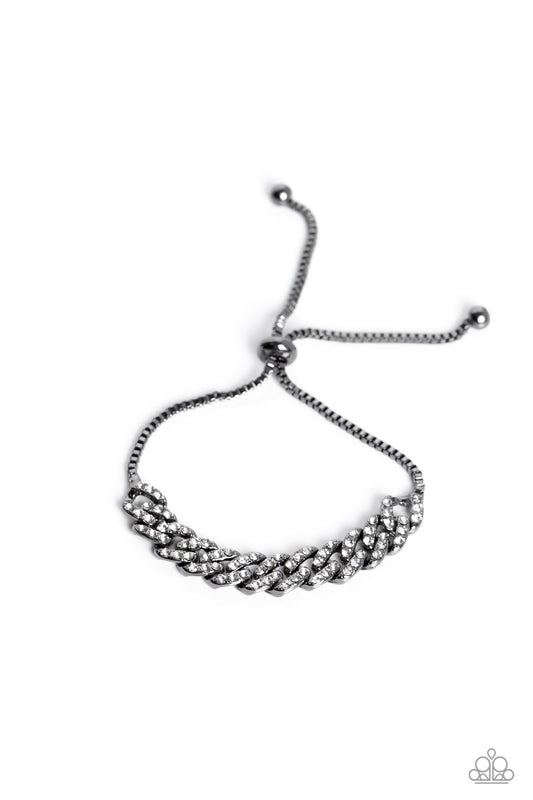 Paparazzi Mecca Metro - Black Bracelet
