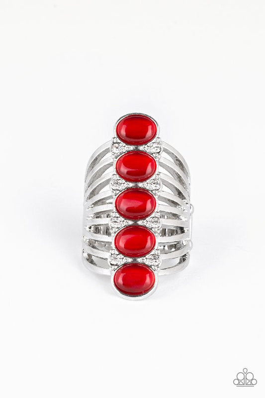 Paparazzi BLING Your Heart Out - Red Ring Paparazzi Jewelry Images