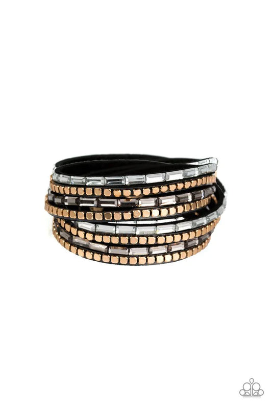 Paparazzi This Time With Attitude Black Bracelet Paparazzi Jewelry Images