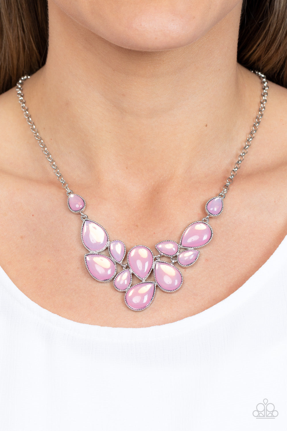 Paparazzi Keeps GLOWING and GLOWING - Pink Necklace