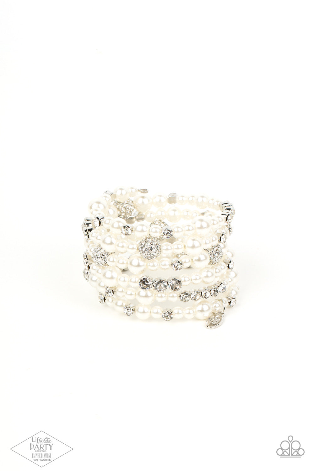 Paparazzi Empire Diamond Exclusive- Lustrous Legacy- 2020 Zi Collection Bracelet - Pusher P