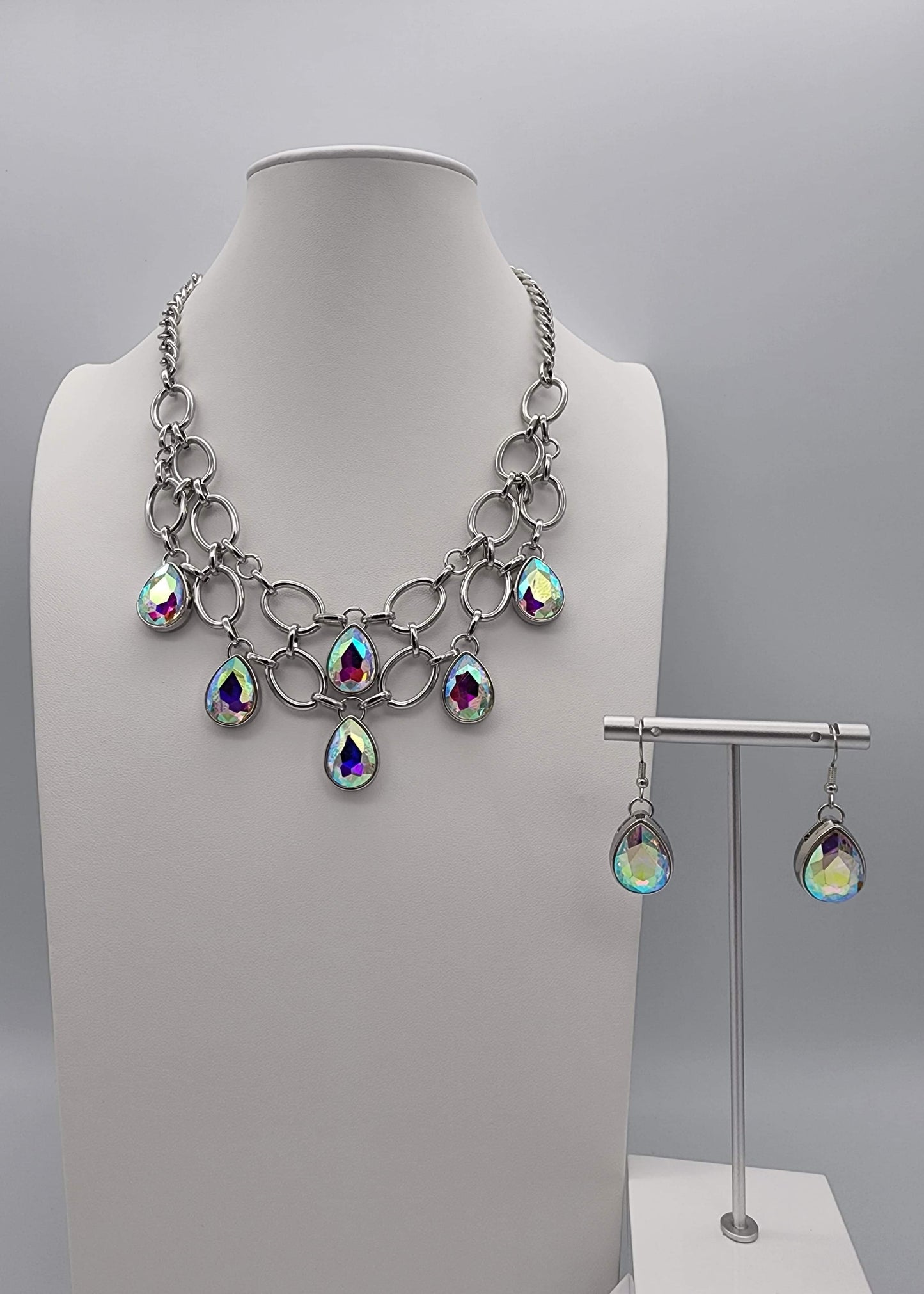Paparazzi Show-Stopping Shimmer - Multi Necklace- Life of the Party Pink Diamond Exclusive - Pusher P