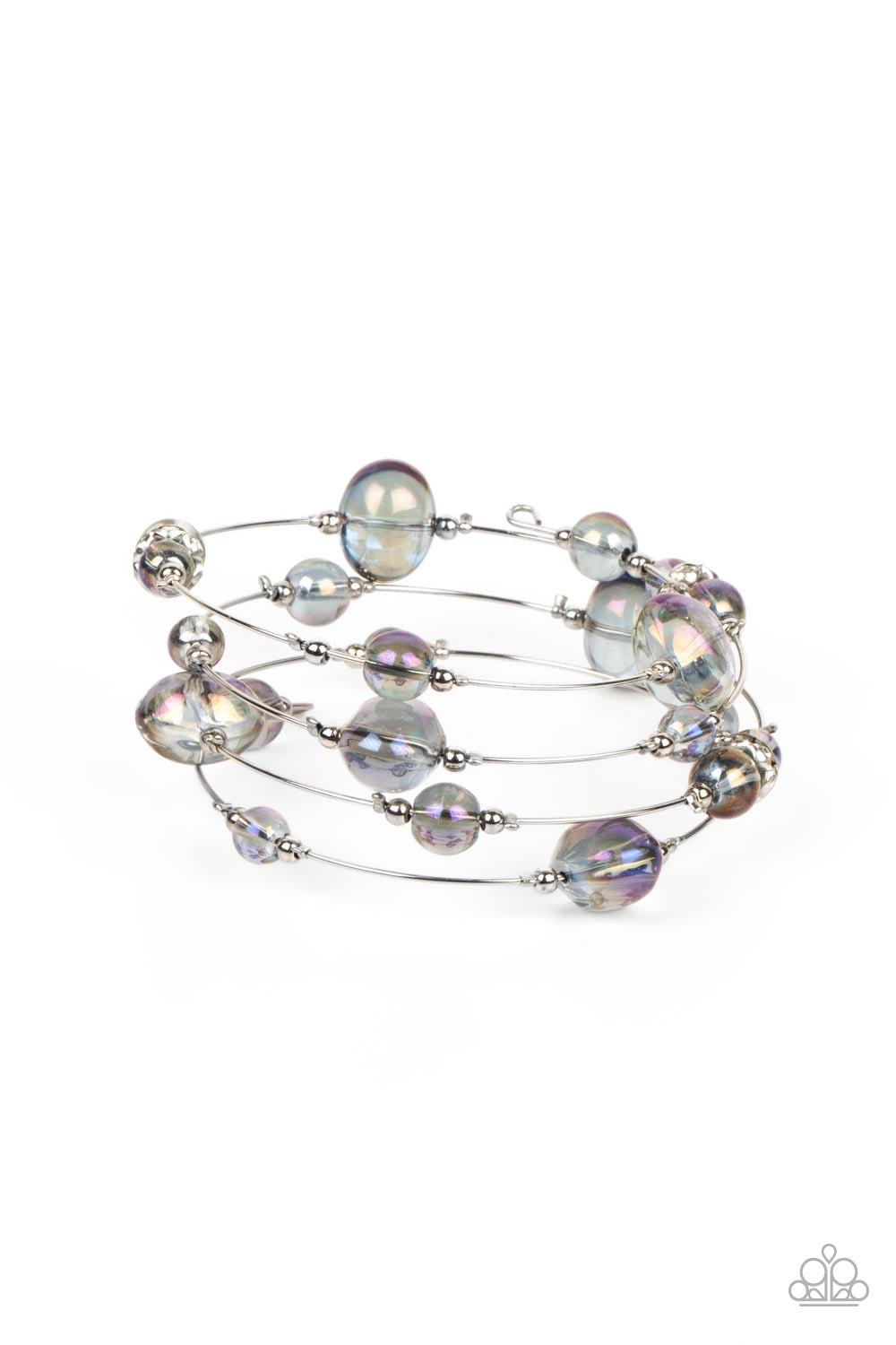 Paparazzi Optical Auras - Purple Bracelet -Paparazzi Jewelry Images