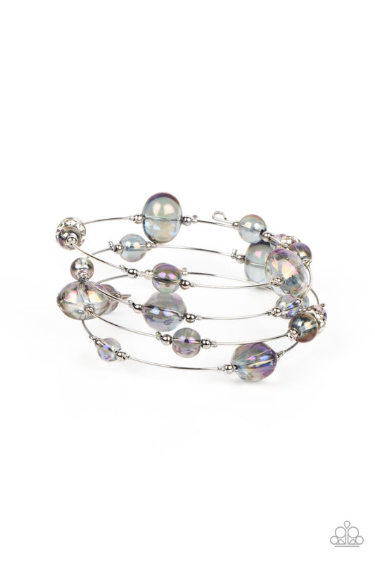 Paparazzi Optical Auras - Purple Bracelet -Paparazzi Jewelry Images