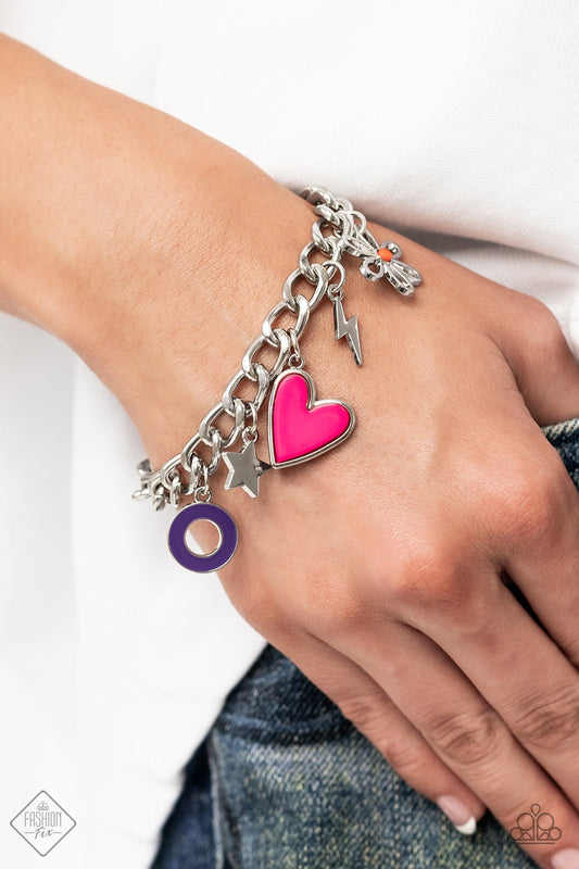 Paparazzi September 2022 Fashion Fix: Turn Up the Charm - Multi Bracelet