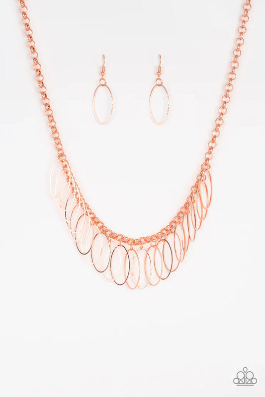 Paparazzi Fringe Finale - Copper Necklace Paparazzi Jewelry Images