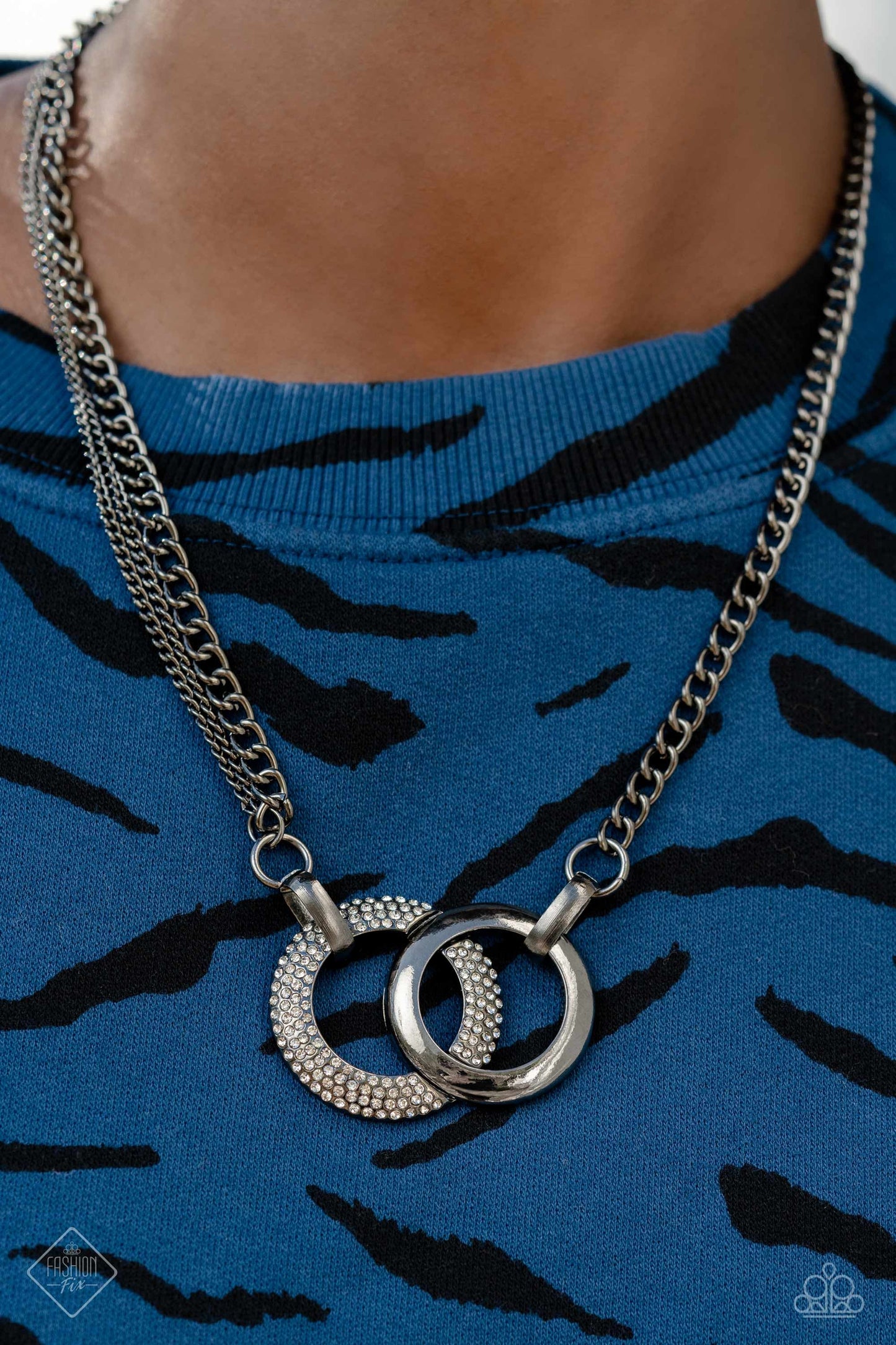 2pc Set: Phenomenal Powerhouse - Black Necklace & Hypnotic Hot Shot - Black Bracelet -February 2023 Fashion Fix
