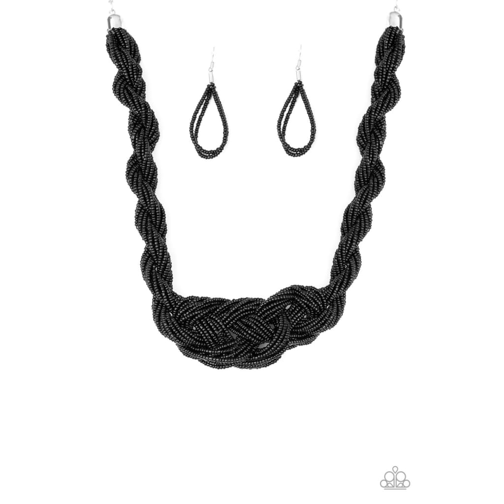 Paparazzi A Standing Ovation - Black Necklace