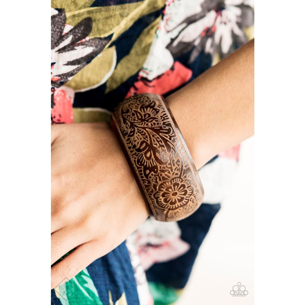 Paparazzi Beach Retreat Brown Bracelet