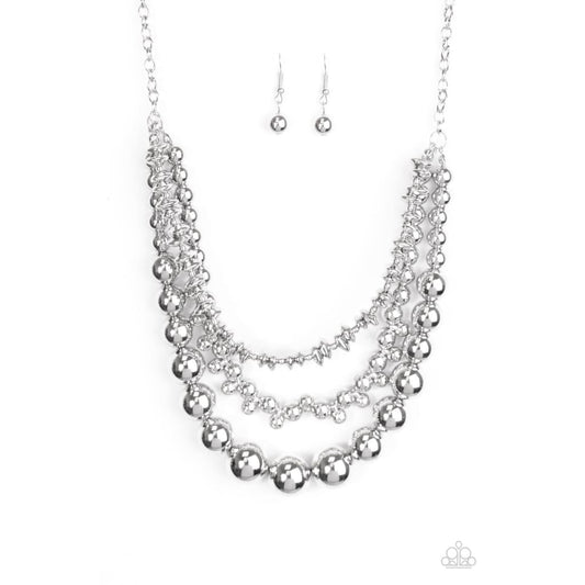 Paparazzi Beaded Beauty - Silver