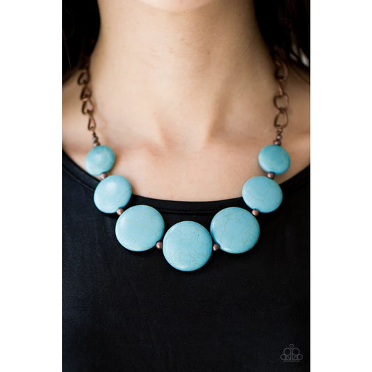 Paparazzi Bedrock Beauty- Copper Bead Necklace