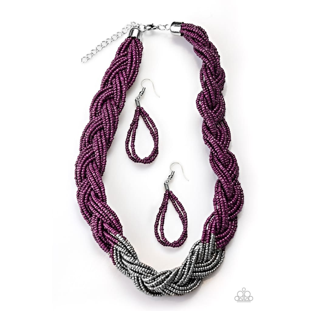Paparazzi Brazilian Brilliance - Purple Necklace