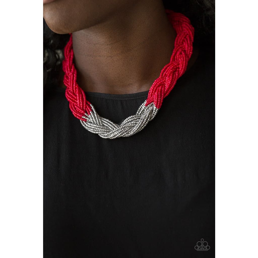 Paparazzi Brazilian Brilliance - Red Necklaces