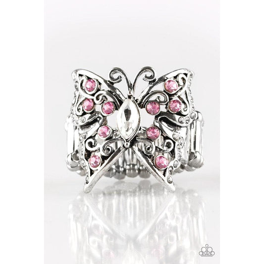 Paparazzi Butterfly Bliss - Pink Rings
