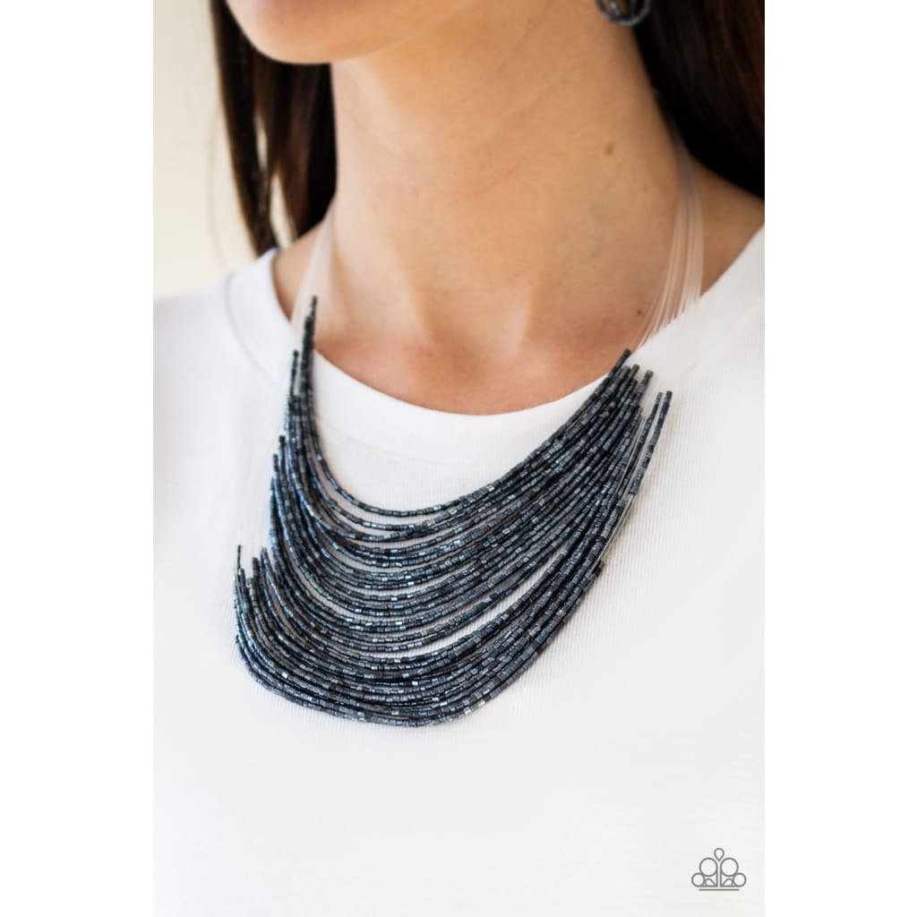 Paparazzi Catwalk Queen - Blue Necklace
