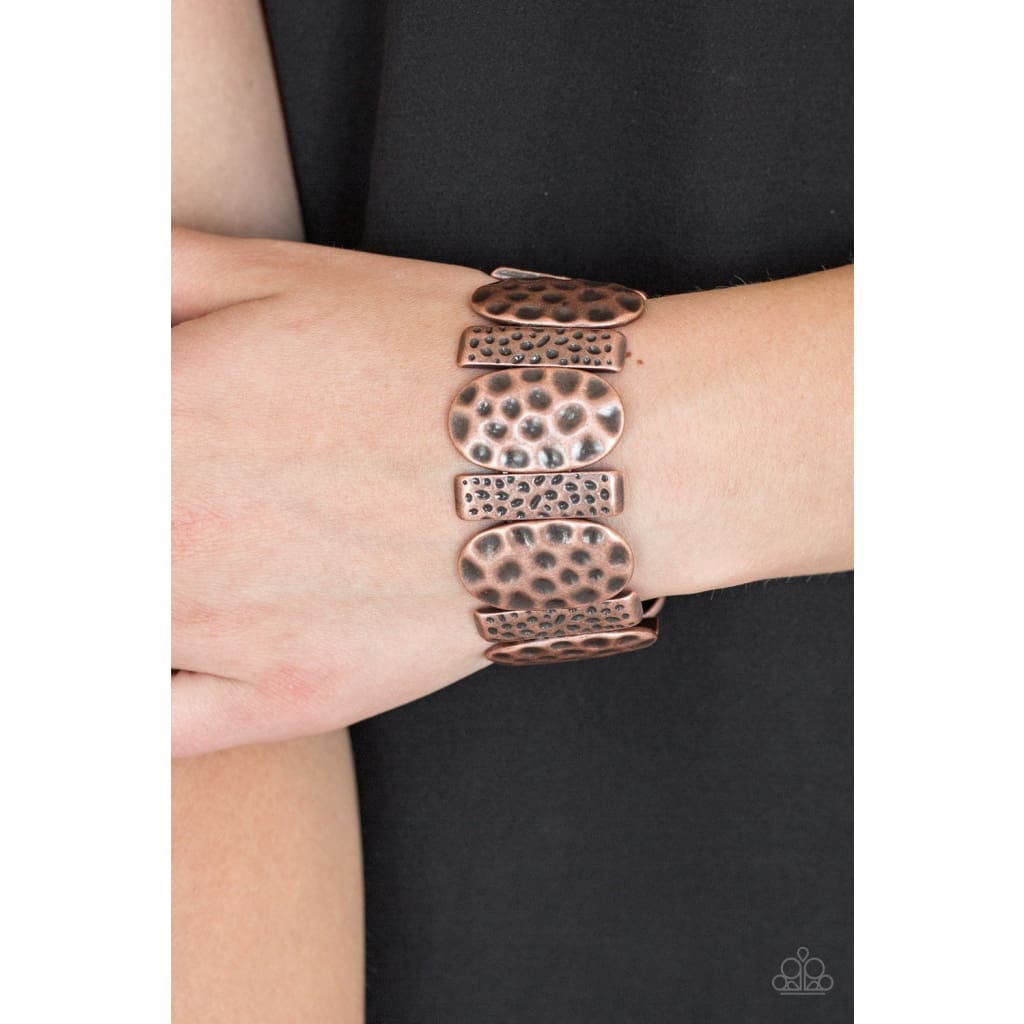 Paparazzi Cave Cache - Copper Bracelet
