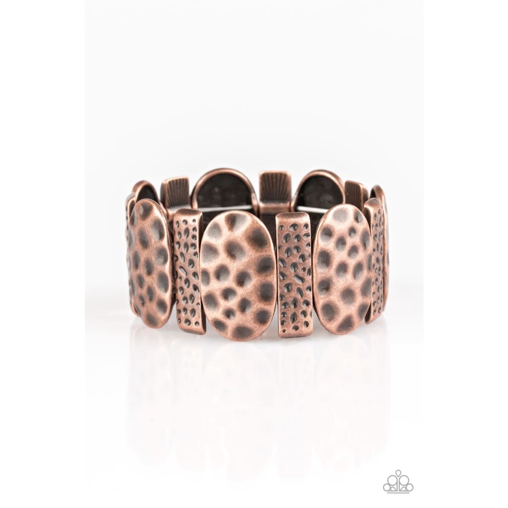 Paparazzi Cave Cache - Copper Bracelet
